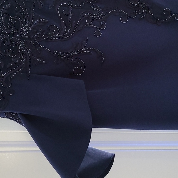 TERANI Wedding gown long off shoulder dress - Picture 4 of 15